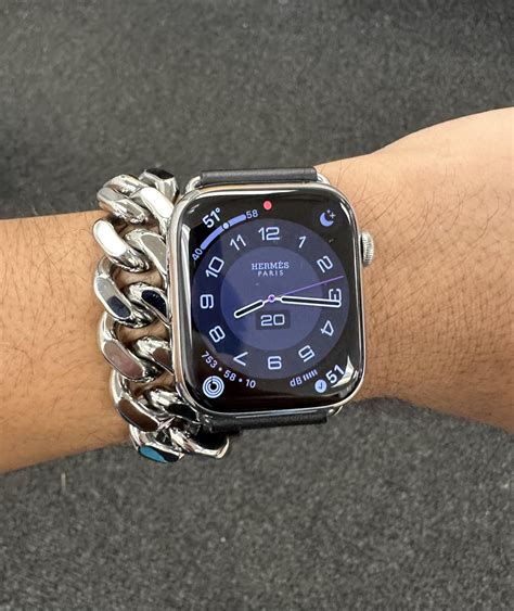 hermes band with aluminum apple watch|hermes apple watch band 45mm.